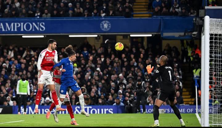Ikipe ya Chelsea na Arsenal zanganyije igitego 1-1 mu mukino w’Umunsi wa 13 wa Shampiyona y’u Bwongereza wakinirwaga kuri Stamford Bridge, kuri iki Cyumweru.