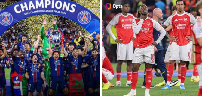 Menya amateka PSG yikurikiranya itwaye champions league bwakabiri ,yatwaye Kandi ibikombe BYA (league 1 )champion yomubufaransa 11 mumyaka 13 iheruka 