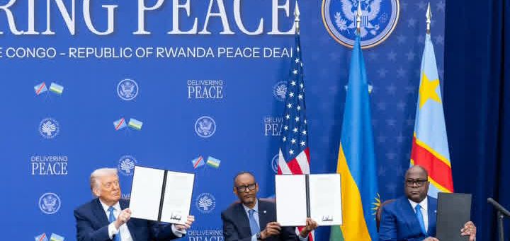 Uyumunsi tariki ya 4 ukuboza 2025 nibwo URWANDA na republic of congo RDC BYA sinyanye amasezerano y'amahoro bivugwako bigiye gutangira ubu umubano w'ibihugu byombi ukagaruka nka mbere 